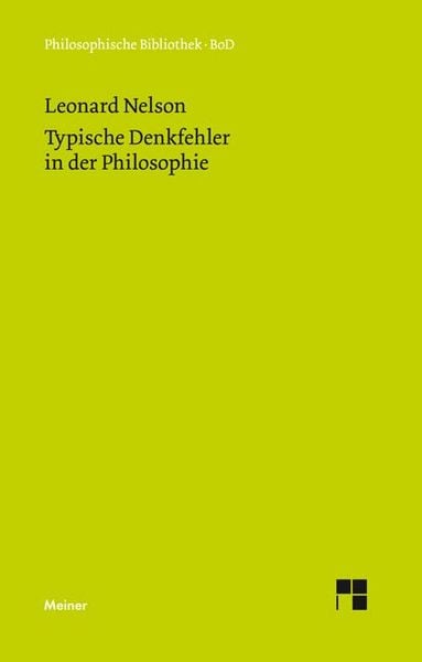 Produktbild: Typische Denkfehler in der Philosophie