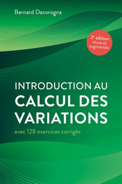 Produktbild: Introd au calcul des variations