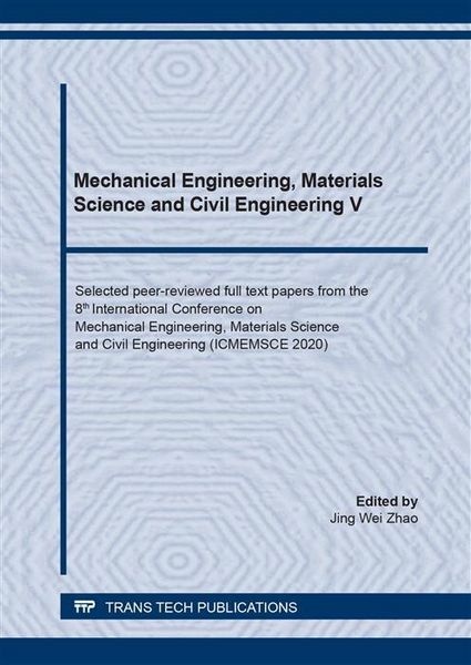 Produktbild: Mechanical Engineering, Materials Science and Civil Engineering V