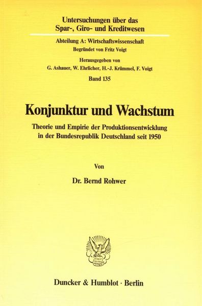 Produktbild: Konjunktur und Wachstum.
