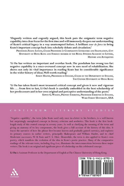 Produktbild: Keats and Negative Capability
