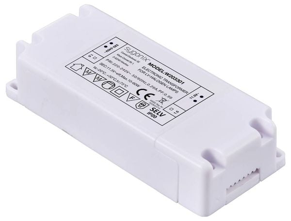 Produktbild: Sygonix SY-6313016 Halogen Transformator 11.5 V/AC 10 - 60W