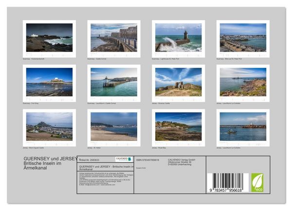 Produktbild: GUERNSEY und JERSEY - Britische Inseln im &Auml;rmelkanal (Wandkalender 2026 DIN A4 quer), CALVENDO Monatskalender