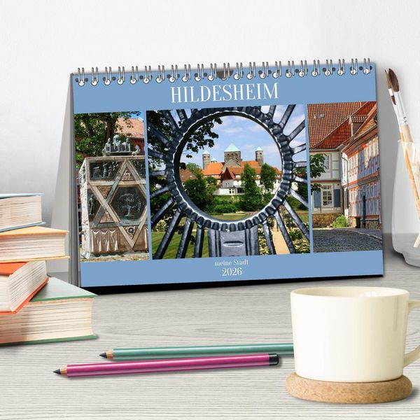 Produktbild: Hildesheim meine Stadt (Tischkalender 2026 DIN A5 quer), CALVENDO Monatskalender