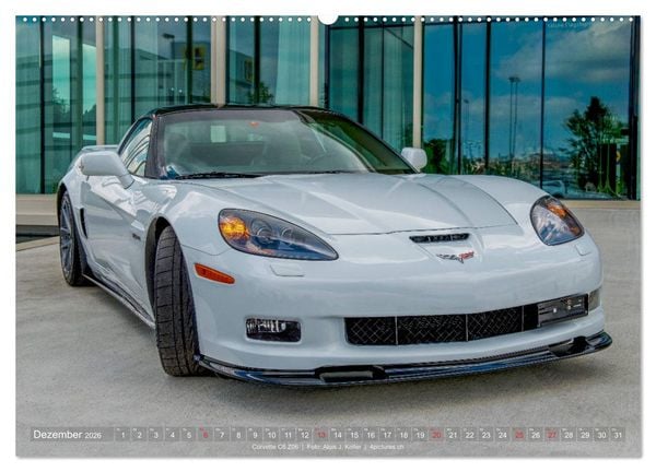 Produktbild: Corvette - Die US Ikone 2026 (Wandkalender 2026 DIN A2 quer), CALVENDO Monatskalender