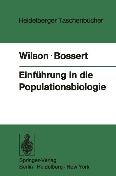 Produktbild: Einf&uuml;hrung in die Populationsbiologie