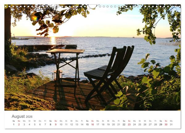 Produktbild: Meine Lieblingspl&auml;tze in S&uuml;dschweden (Wandkalender 2026 DIN A3 quer), CALVENDO Monatskalender