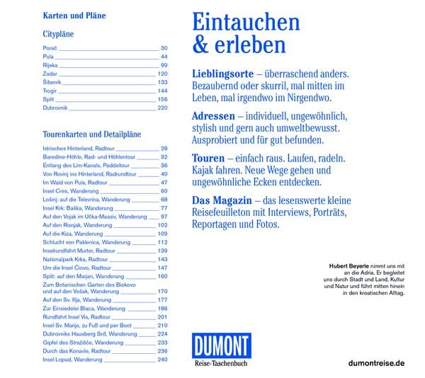 Produktbild: DuMont Reise-Taschenbuch Kroatische Adriak&uuml;ste