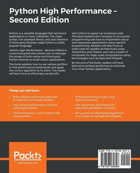 Produktbild: Python High Performance, Second Edition