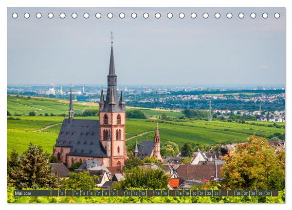 Produktbild: Kultur im Rheingau (Tischkalender 2026 DIN A5 quer), CALVENDO Monatskalender