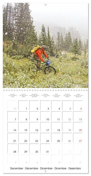 Produktbild: &Eacute;dition Sport fun : VTT - par monts et par vaux (Calendrier mural carr&eacute; 2026 30x30 cm) Calendrier double avec une page pour vos prises de notes