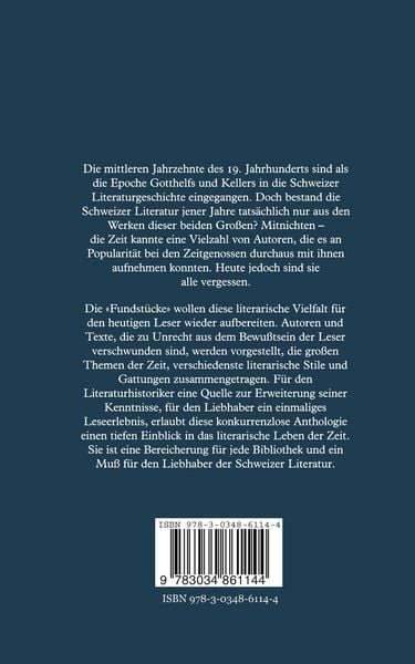 Produktbild: Fundst&uuml;cke der Schweizer Erz&auml;hlkunst