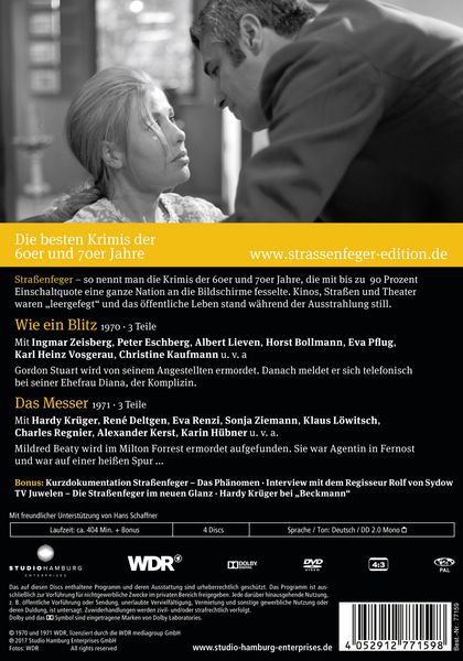 Produktbild: Stra&szlig;enfeger 07 - Wie ein Blitz / Das Messer [4 DVDs]