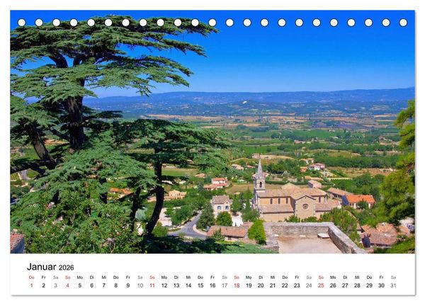 Produktbild: Provence - Zwischen Meer und Alpen (Tischkalender 2026 DIN A5 quer), CALVENDO Monatskalender