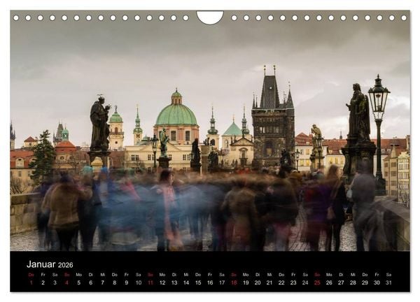 Produktbild: Prag - die goldene Stadt (Wandkalender 2026 DIN A4 quer), CALVENDO Monatskalender