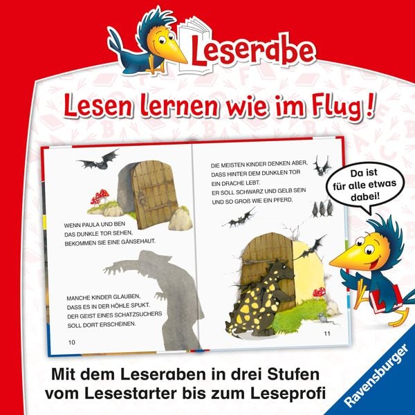 Produktbild: Leserabe 1. Lesestufe - DAS RÄTSEL DER DRACHENHÖHLE