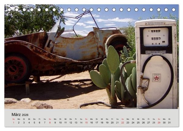 Produktbild: Rostige Autos. Faszination U.S. Wracks (Tischkalender 2026 DIN A5 quer), CALVENDO Monatskalender