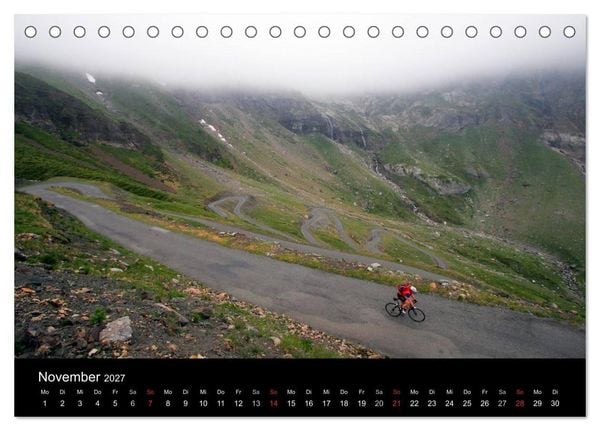 Produktbild: Pyren&auml;enp&auml;sse mit dem Rennrad 2027 (Tischkalender 2027 DIN A5 quer), CALVENDO Monatskalender