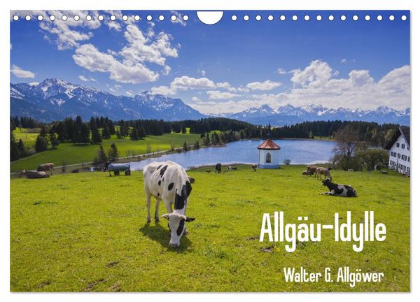 Allgäu-Idylle (Wandkalender 2026 DIN A4 quer), CALVENDO Monatskalender