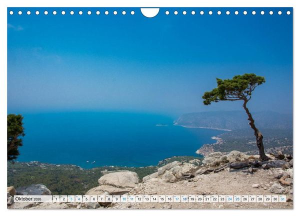 Produktbild: Rhodos - Traumhafter S&uuml;den (Wandkalender 2026 DIN A4 quer), CALVENDO Monatskalender