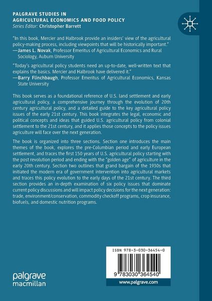 Produktbild: Agricultural Policy of the United States