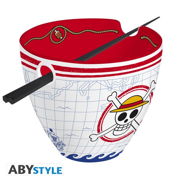 Produktbild: ONE PIECE - Ramen Bowl with chopsticks - "Monkey D. Luffy"