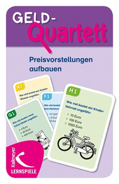 Geld-Quartett, Sonstige von Silke Ruwisch,Andrea Baulig, Kallmeyer