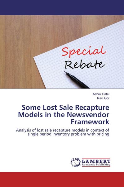 Produktbild: Some Lost Sale Recapture Models in the Newsvendor Framework