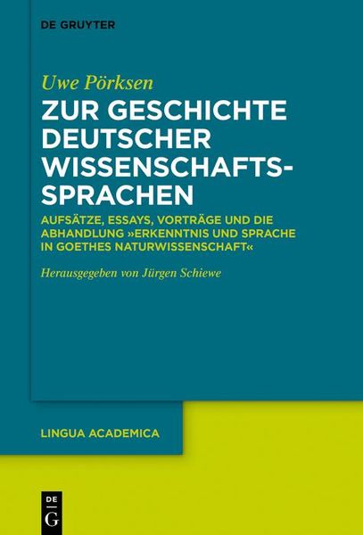 Produktbild: Zur Geschichte deutscher Wissenschaftssprachen