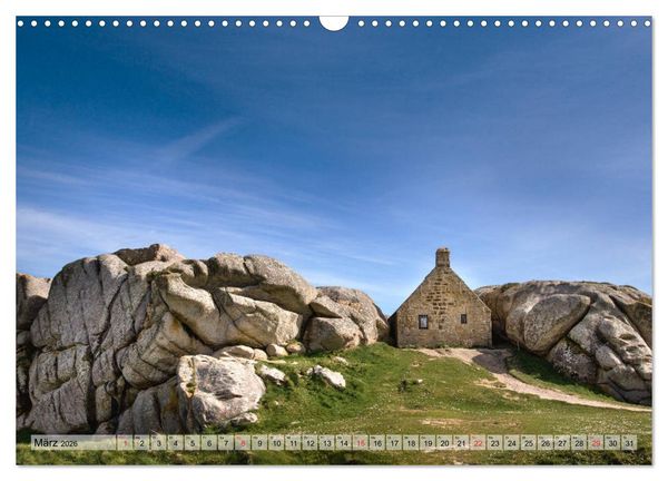 Produktbild: Bretagne - Felsenk&uuml;ste, Sandstr&auml;nde und viel zu sehen (Wandkalender 2026 DIN A3 quer), CALVENDO Monatskalender