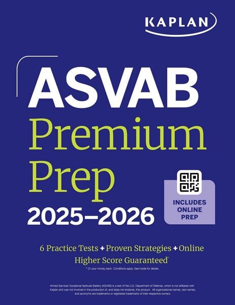 Produktbild: ASVAB Premium Prep 2025-2026