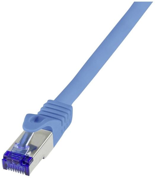 LogiLink C6A066S RJ45 CAT 6a S/FTP 3.00m Blau 1St.