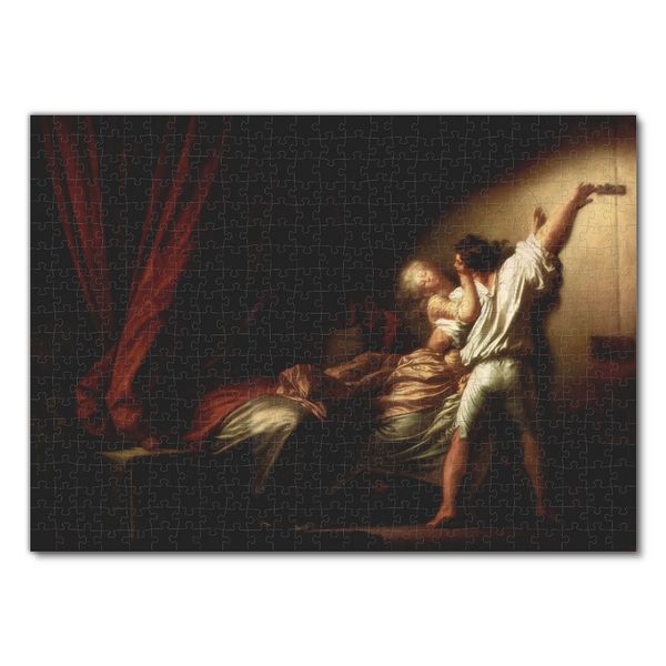 Produktbild: Lais Puzzle Jean-Honor&eacute; Fragonard - Der Riegel, Detail 500 Teile