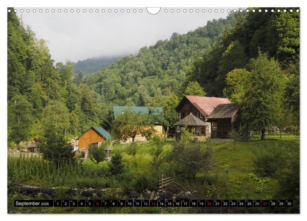Produktbild: Entlang der Wassertalbahn - Auf schmaler Spur im Norden Rum&auml;niens (Wandkalender 2026 DIN A3 quer), CALVENDO Monatskalender