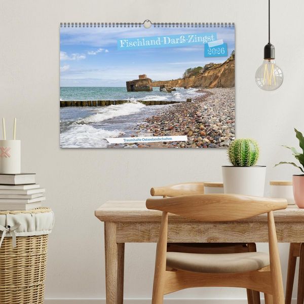 Produktbild: Fischland-Dar&szlig;-Zingst - Traumhafte Ostseelandschaften (Wandkalender 2026 DIN A3 quer), CALVENDO Monatskalender