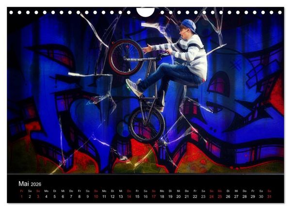 Produktbild: BMX My Life (Wandkalender 2026 DIN A4 quer), CALVENDO Monatskalender