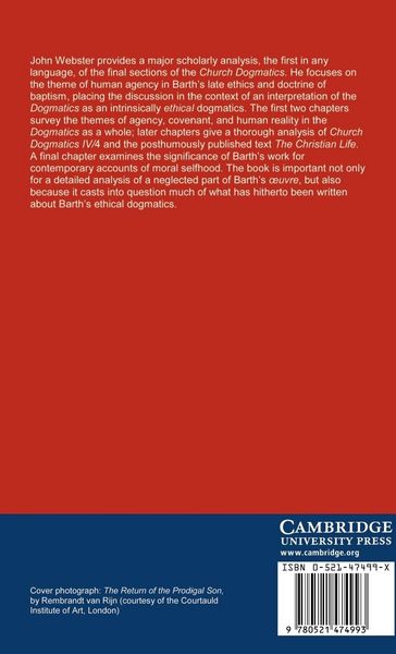 Produktbild: Barth's Ethics of Reconciliation