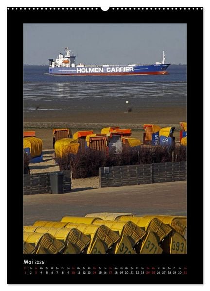 Produktbild: Cuxhaven (Wandkalender 2026 DIN A2 hoch), CALVENDO Monatskalender