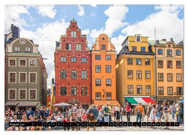 Produktbild: Farbenfrohe H&auml;user, Wohnen in Europa (Wandkalender 2026 DIN A2 quer), CALVENDO Monatskalender