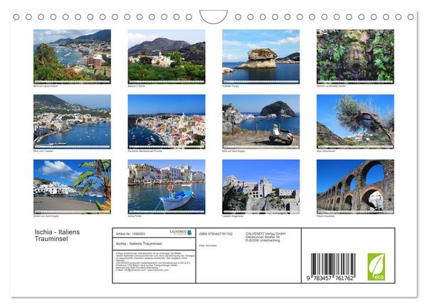 Produktbild: Ischia - Italiens Trauminsel (Wandkalender 2026 DIN A4 quer), CALVENDO Monatskalender