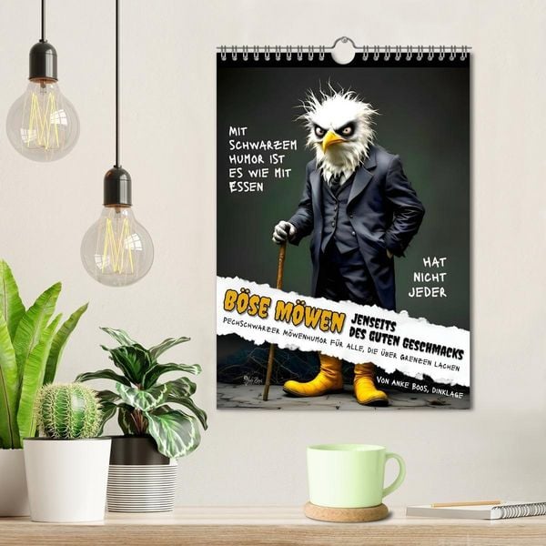 Produktbild: B&ouml;se M&ouml;wen - Jenseits des guten Geschmacks (Wandkalender 2027 DIN A4 hoch), CALVENDO Monatskalender