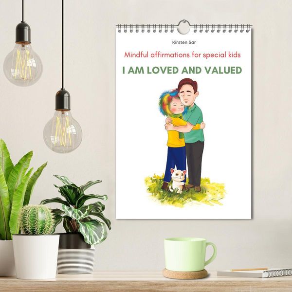 Produktbild: I am loved and valued (Wall Calendar 2026 DIN A4 portrait), CALVENDO 12 Month Wall Calendar