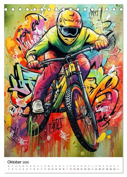 Produktbild: Sportlich. Stylisch. Street. (Tischkalender 2026 DIN A5 hoch), CALVENDO Monatskalender