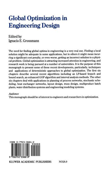 Produktbild: Global Optimization in Engineering Design