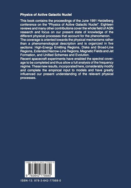 Produktbild: Physics of Active Galactic Nuclei