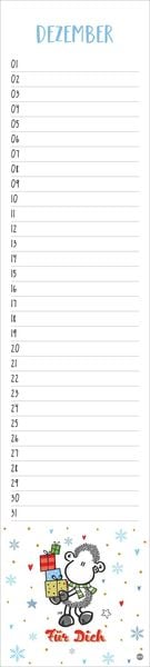 Produktbild: sheepworld Geburtstagskalender Langplaner