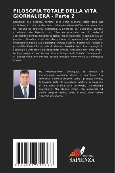 Produktbild: FILOSOFIA TOTALE DELLA VITA GIORNALIERA - Parte 2