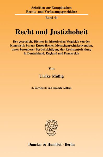 Produktbild: Recht und Justizhoheit.