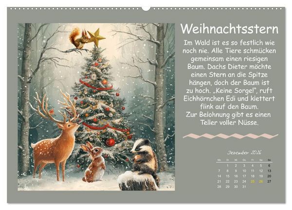 Produktbild: Kleine Tiere - Lustige Abenteuer (Wandkalender 2026 DIN A2 quer), CALVENDO Monatskalender