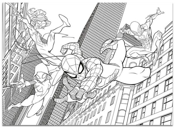 Produktbild: Marvel Puzzle DF Maxi Floor 4 X 48 Spider-Man
